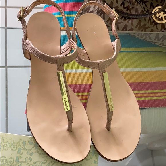 calvin klein ladies sandals